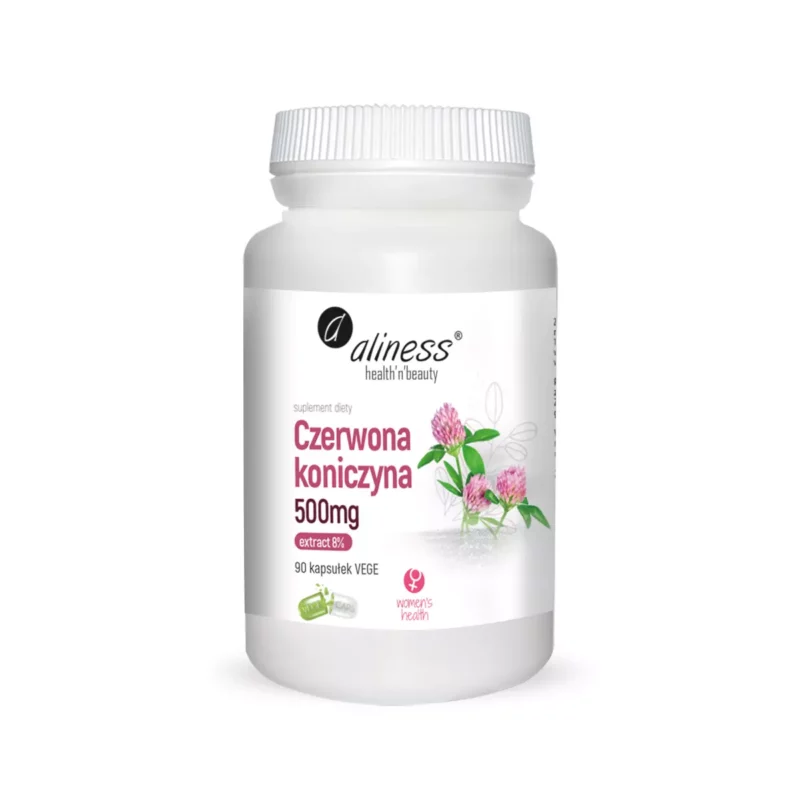 czerwona-koniczyna-500-mg-ekstrakt-8-izoflawonow-90-kaps-aliness