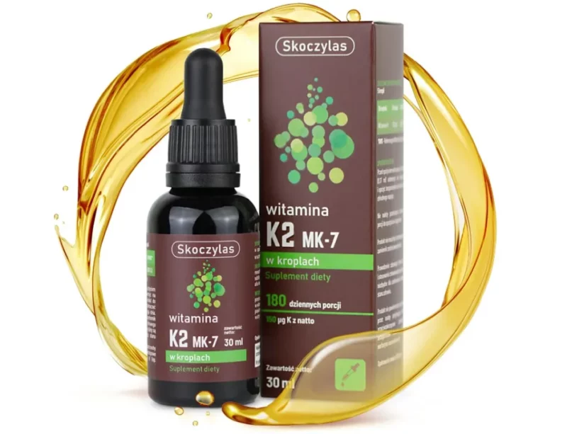 Witamina K2 MK-7 olej słonecznikowy Skoczylas