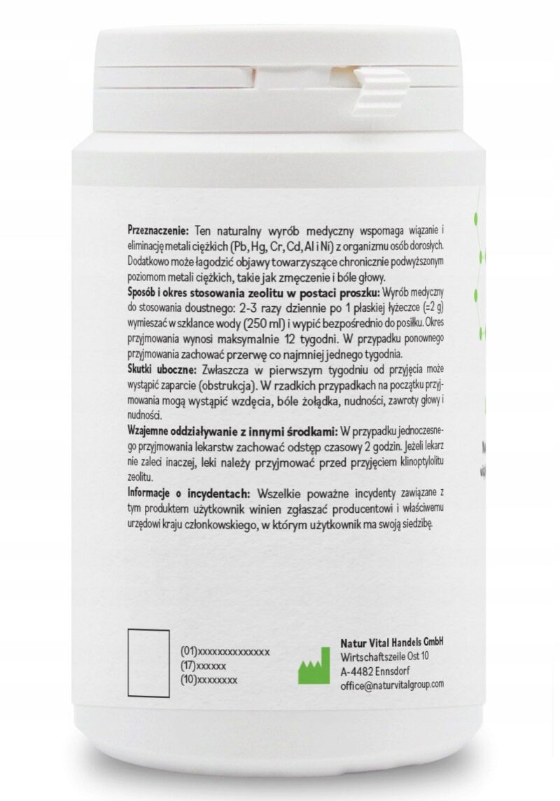 ZeolithMED-200g-Wyrob-Medyczny-CE0477-Proszek-Detoksykujacy-Zeolit-Detox-EAN-GTIN-9120127210081