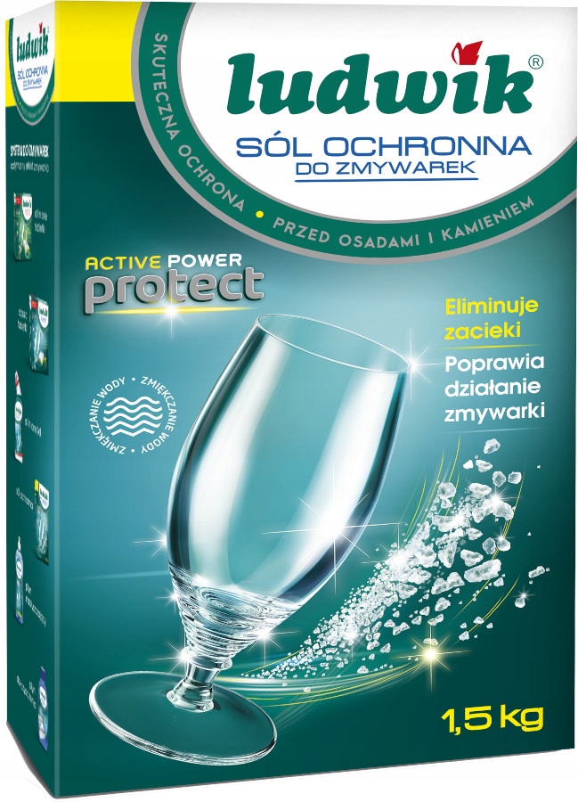 LUDWIK-Aktywna-Sol-do-Zmywarki-Active-Power-Konserwujaca-Zmywarke-1-5-kg-Stan-opakowania-oryginalne