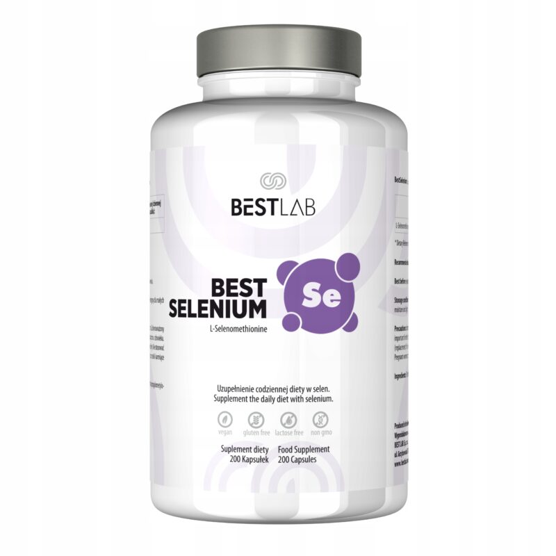 BestSelenium-BestLab-Selen-Organiczny-Vege-Best-Lab-200-kapsulek