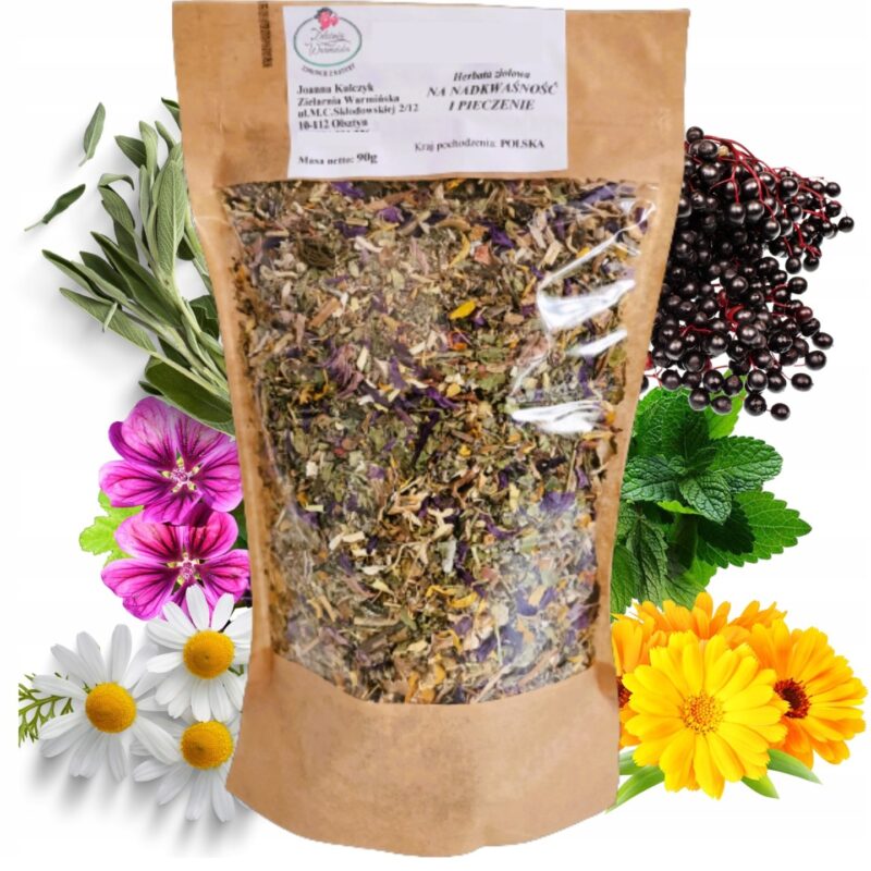 HERBATA-NA-NADKWASNOSC-I-PIECZENIE-ZOLADKA-ZGAGA-REFLUX-90G-Produkt-nie-zawiera-antyzbrylaczy-barwnikow-cholesterolu-cukru-drozdzy-glutenu-GMO-jajek-konserwantow-laktozy