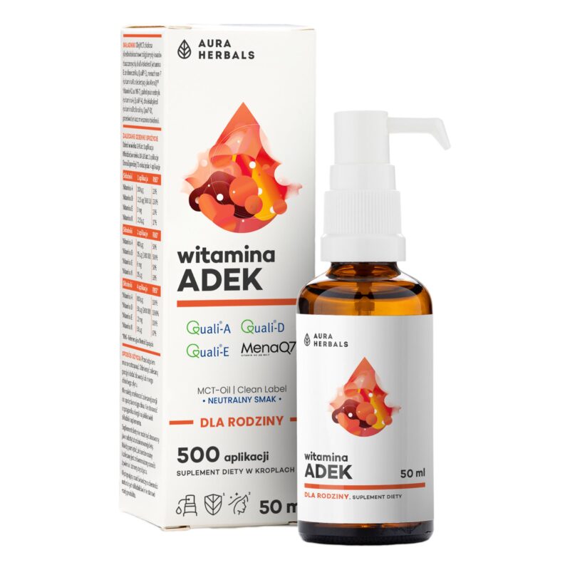Witamina ADEK 50 ml Aura Herbals ekogo