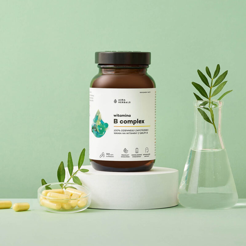 Witamina b complex 90 kaps. Aura herbals Wizual