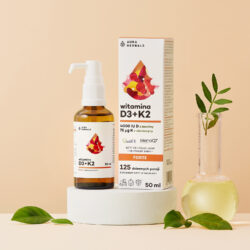 Witamina D3+K2 4000 IU 50 ml AuraHerbals ekogo