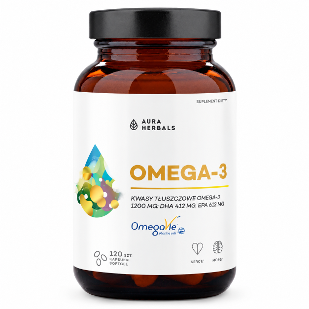 AuraHerbals_Kwasy_Omega3_DHA_EPA_120_kapsułek_softgel_ekogo