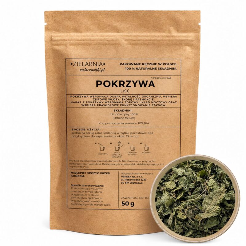 Zielarzpolski_pokrzywa_lisc_wlosy_skora_paznokcie_uklad_moczowy_stawy_50_gram_ekogo